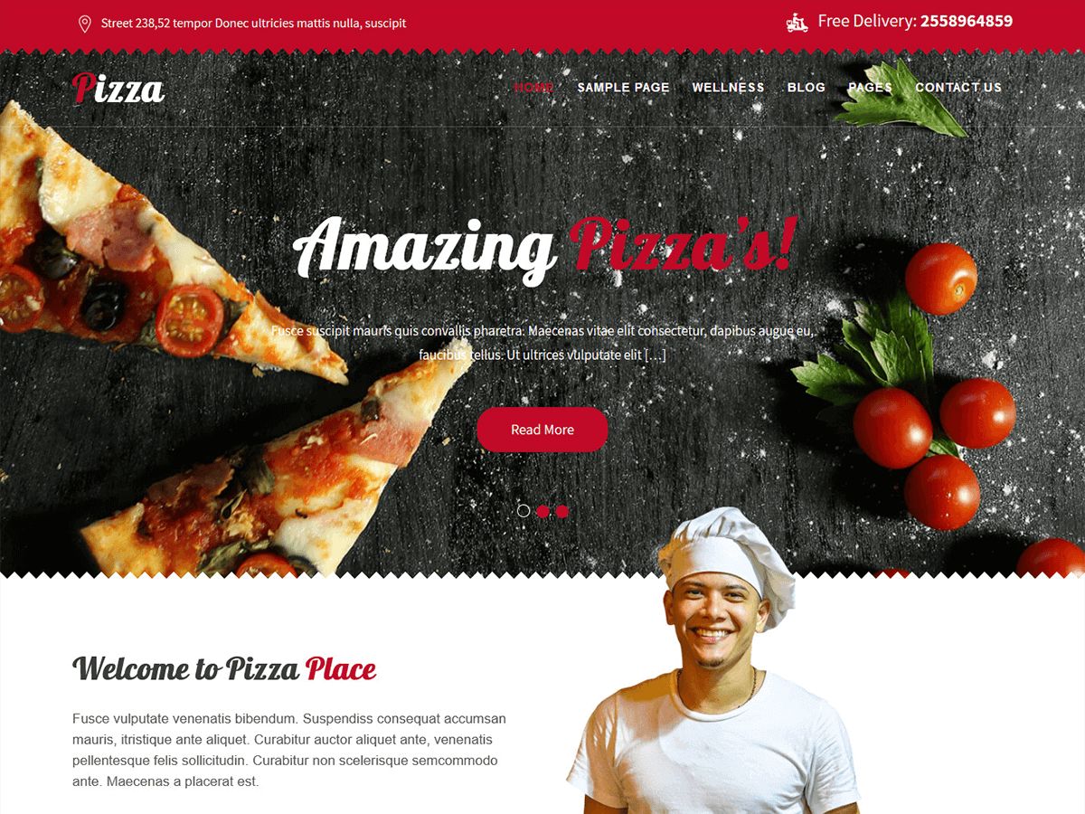 pizza-lite free wordpress theme