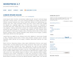 plainscape free wordpress theme