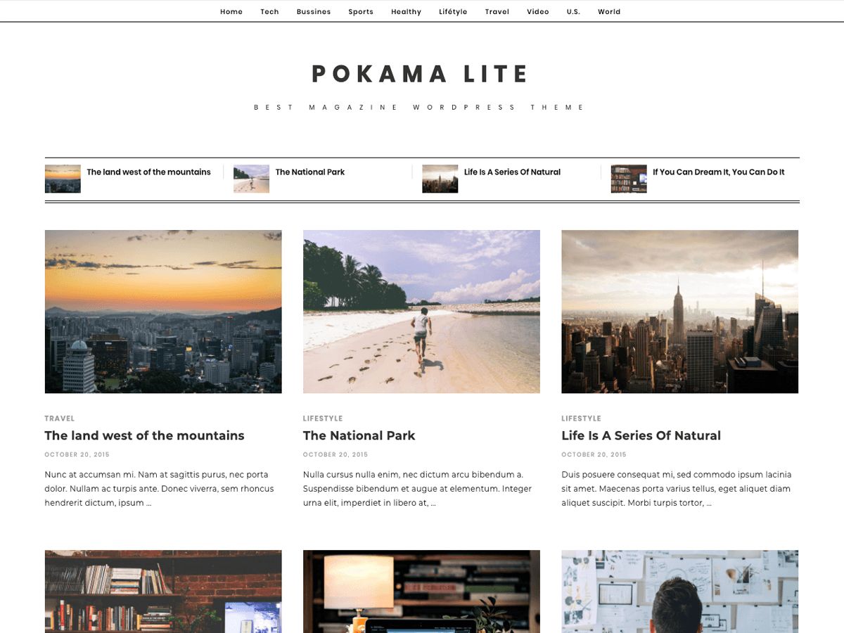 pokama-lite free wordpress theme
