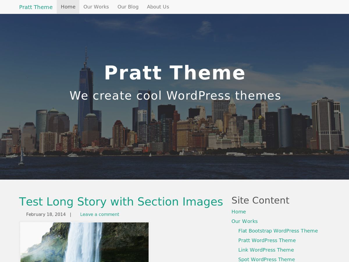 pratt free wordpress theme