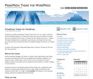 primepress free wordpress theme