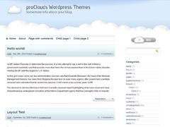 proclouds free wordpress theme