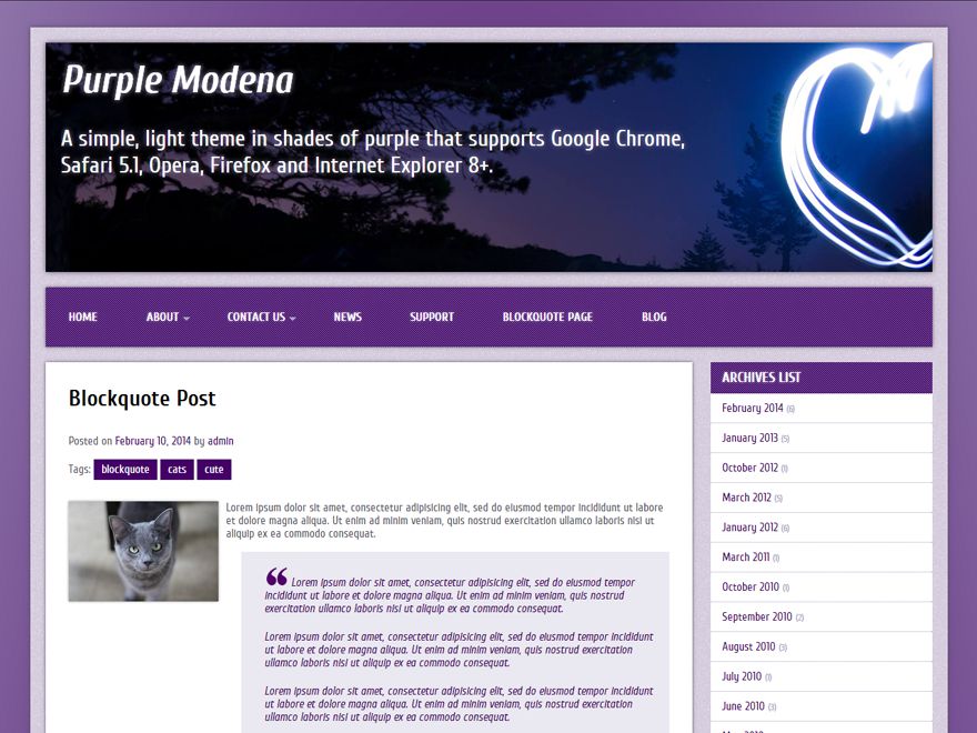 purple-modena free wordpress theme