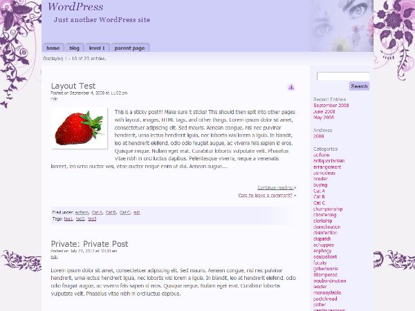 purple-pastels free wordpress theme