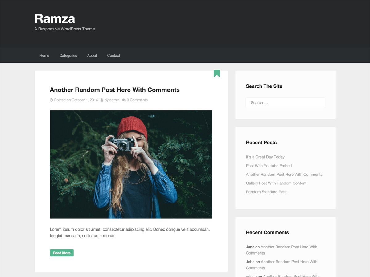 ramza free wordpress theme