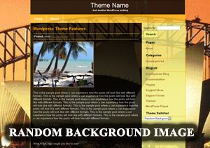 random-background free wordpress theme