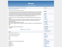 ravoon free wordpress theme