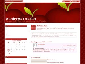 red-delicious free wordpress theme