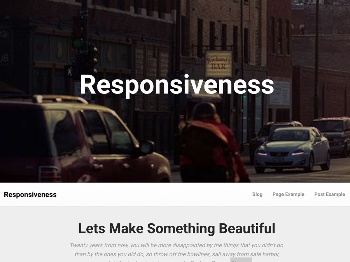 responsiveness free wordpress theme