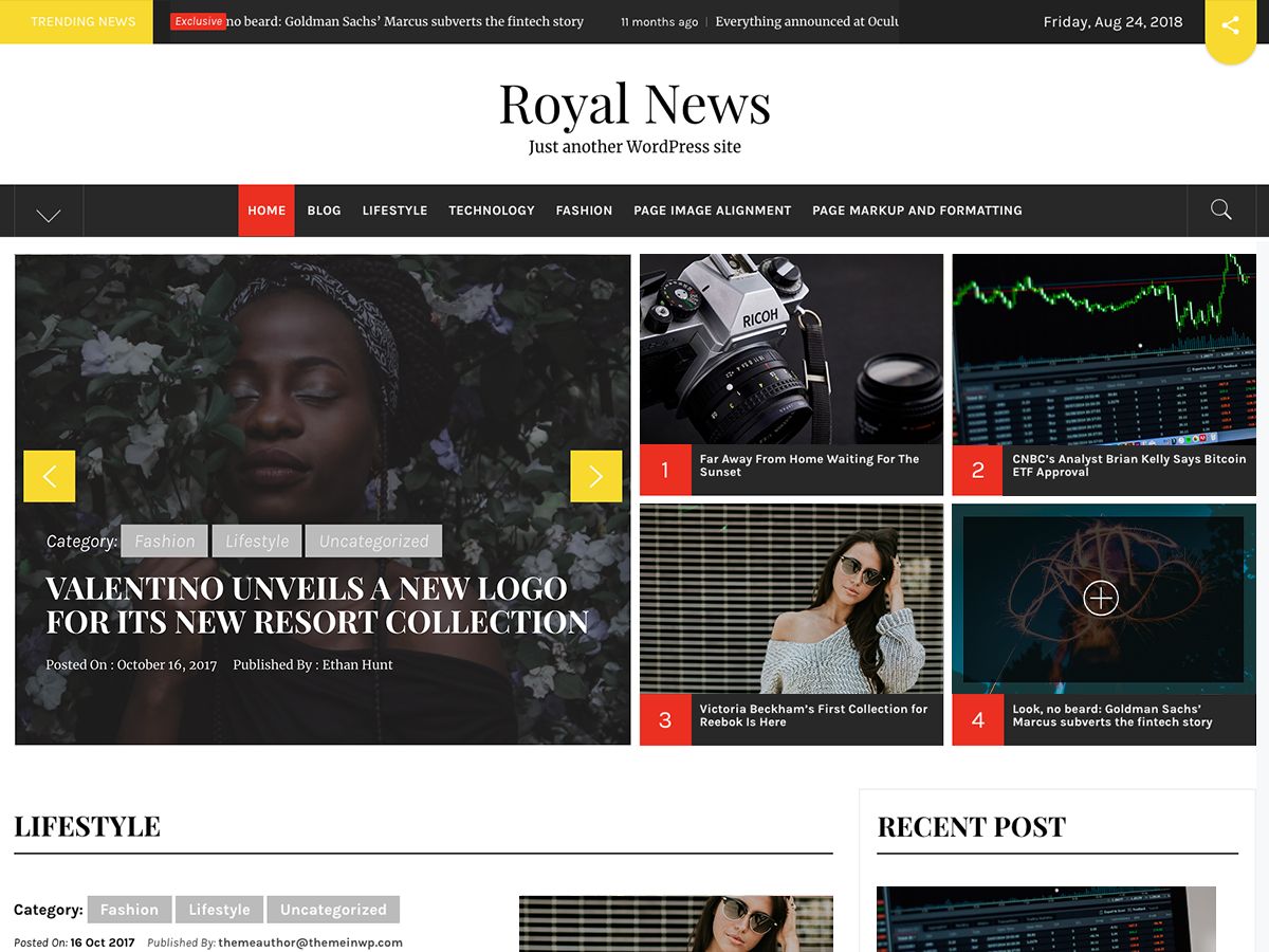 royal-news free wordpress theme