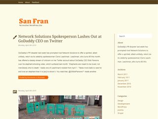 san-fran free wordpress theme