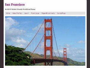 san-francisco free wordpress theme