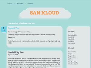 san-kloud free wordpress theme