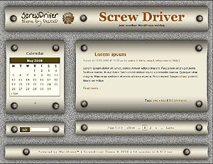 screwdriver free wordpress theme