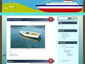 sea-cruise free wordpress theme