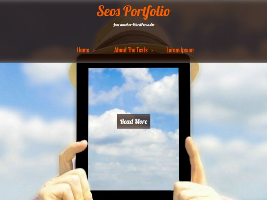 seos-portfolio free wordpress theme