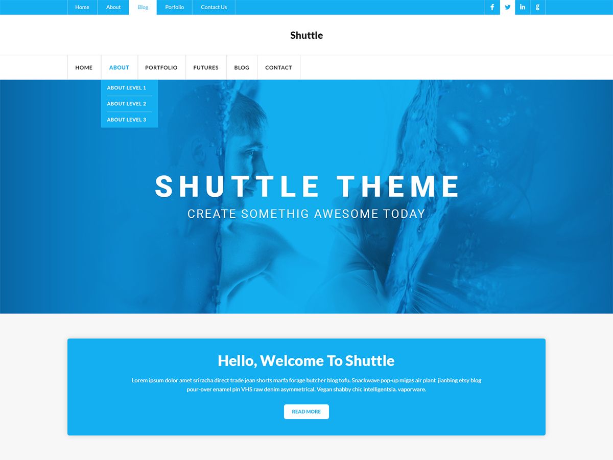 shuttle-mynews free wordpress theme