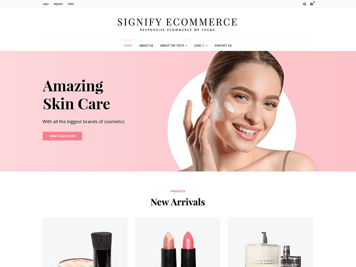 signify-ecommerce free wordpress theme