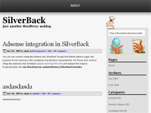 silverback free wordpress theme