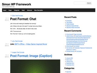 simon-wp-framework free wordpress theme