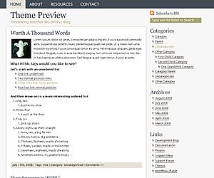 simple-blog-design free wordpress theme