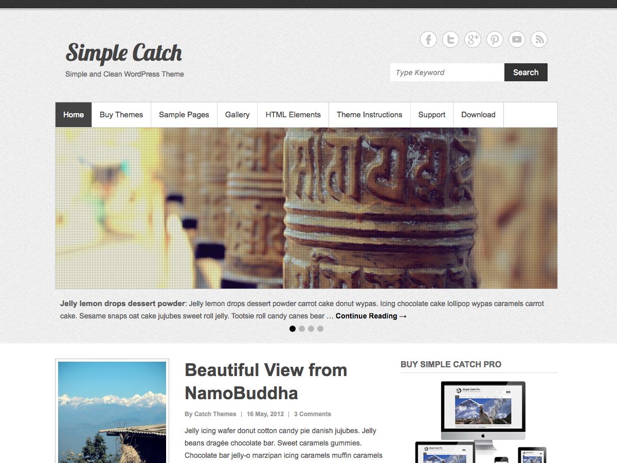 simple-catch free wordpress theme