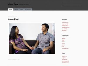 simplex free wordpress theme