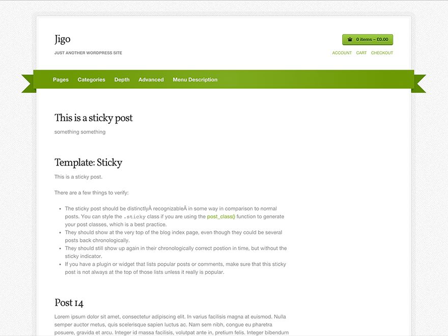 simply-jigoshop free wordpress theme