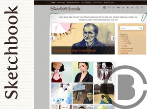 sketchbook free wordpress theme