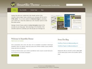 smartbiz free wordpress theme