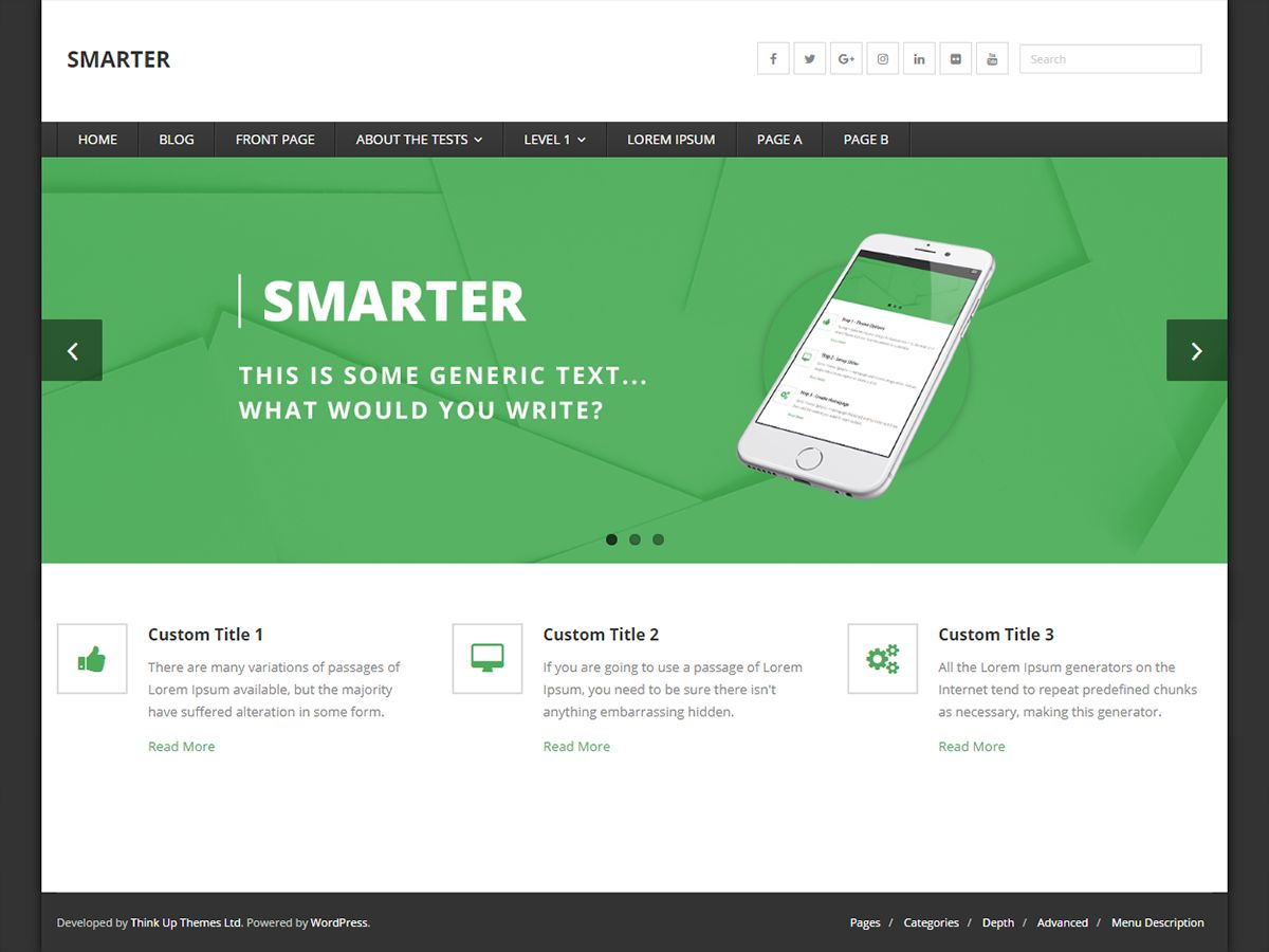 smarter free wordpress theme