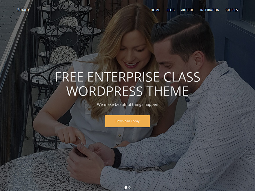 smartr free wordpress theme