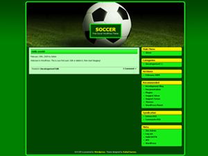 soccer free wordpress theme