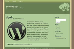 softgreen free wordpress theme