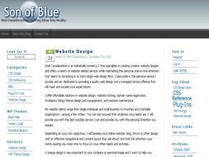 son-of-blue free wordpress theme