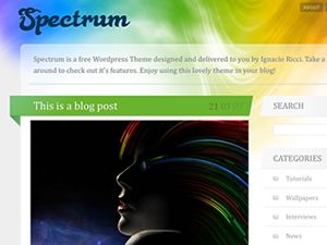spectrum free wordpress theme
