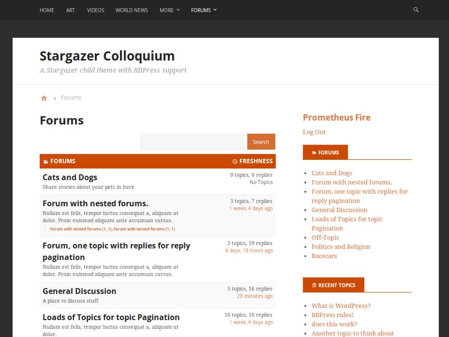 stargazer-colloquium free wordpress theme