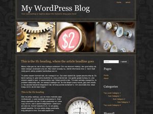 steampunk free wordpress theme