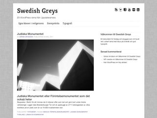 swedish-greys free wordpress theme