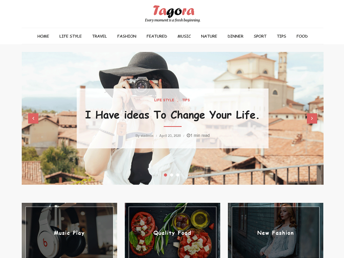 tagora free wordpress theme