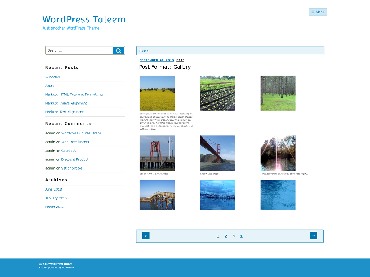taleem free wordpress theme
