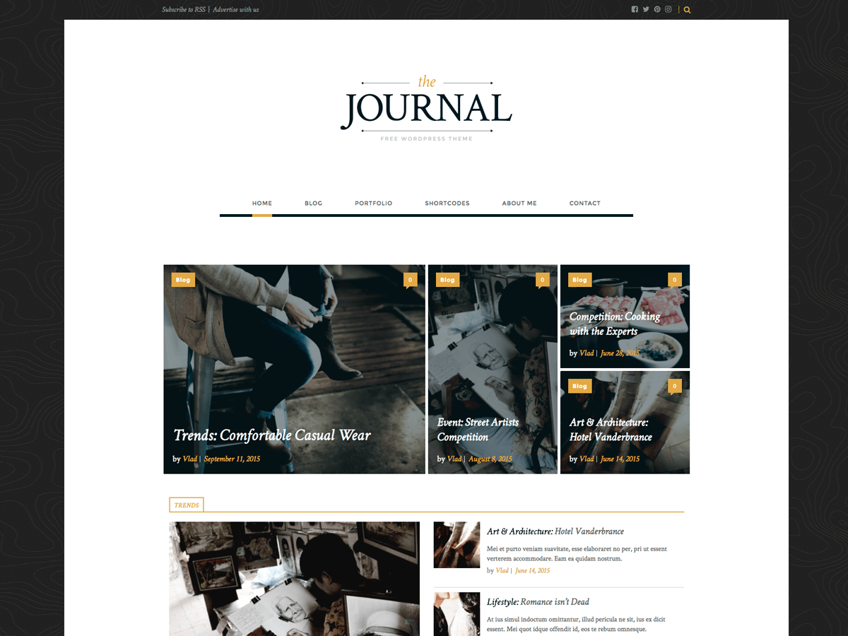 the-journal free wordpress theme