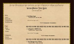 the-lord-of-the-rings free wordpress theme