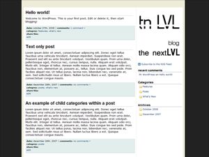 the-next-lvl free wordpress theme