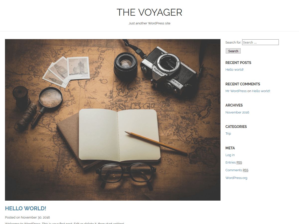the-voyager free wordpress theme