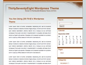 thirtyseventyeight free wordpress theme