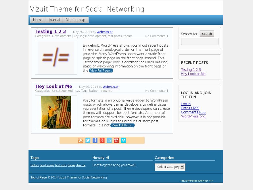 threadz free wordpress theme