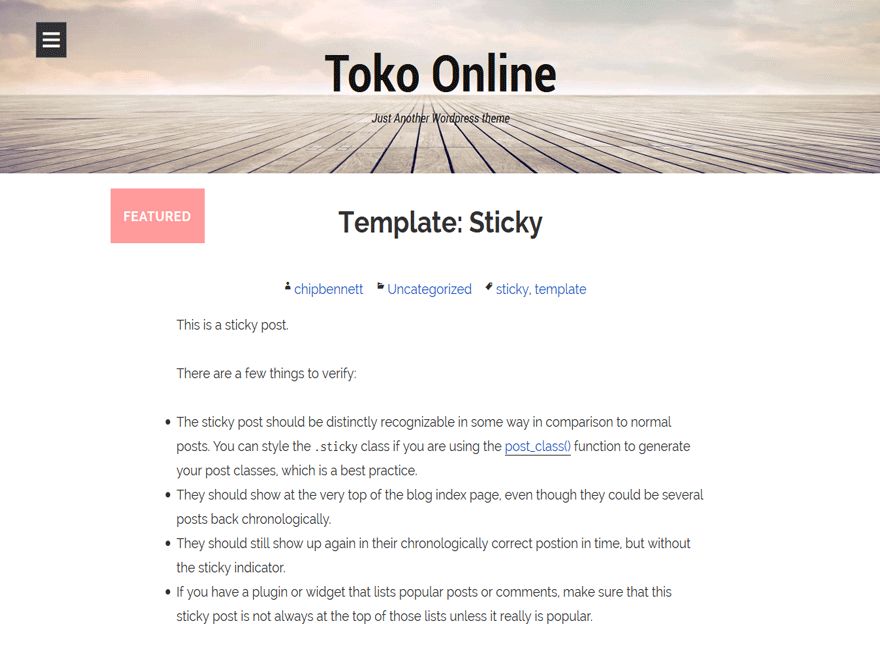 toko-online free wordpress theme