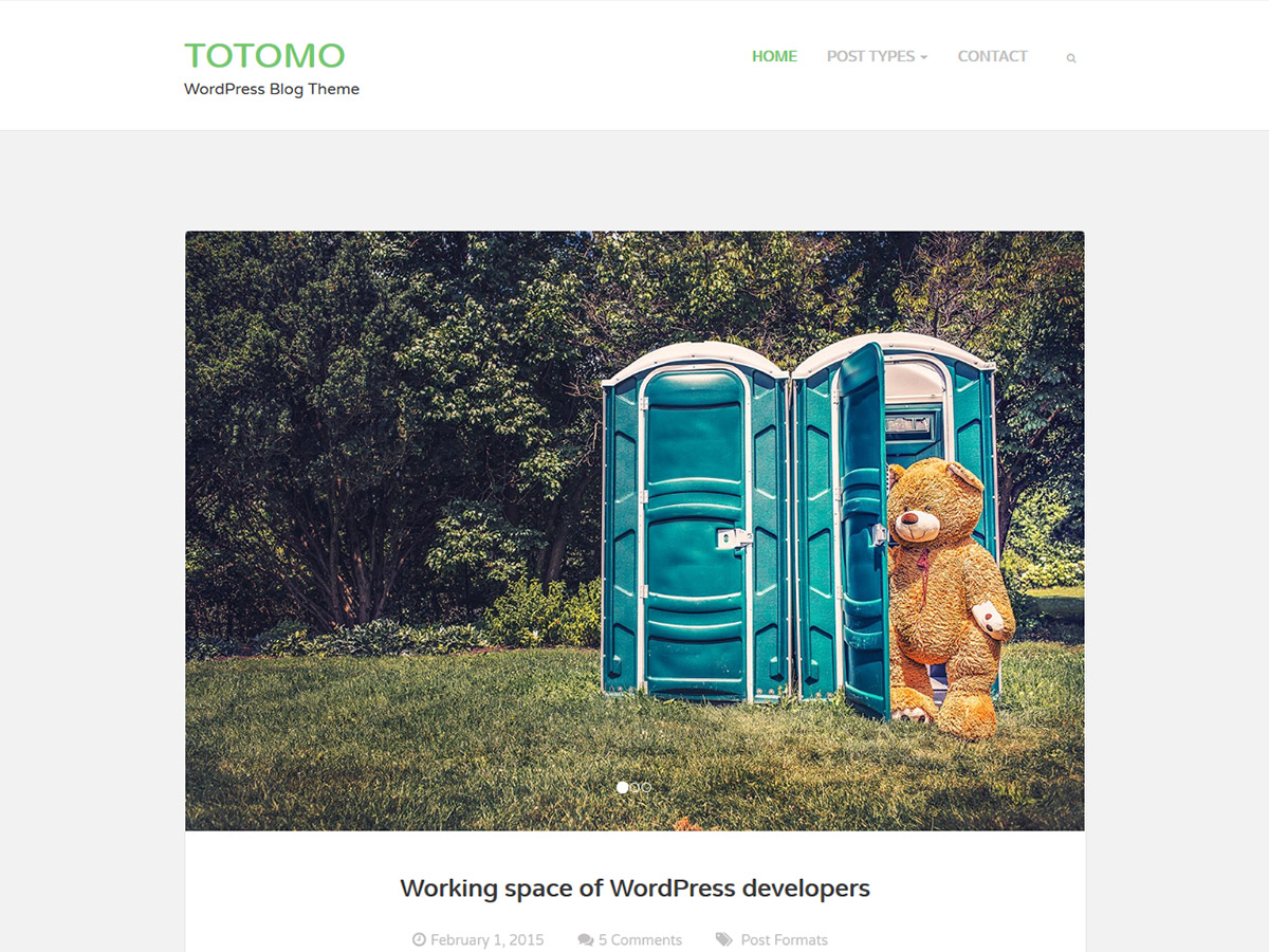 totomo free wordpress theme