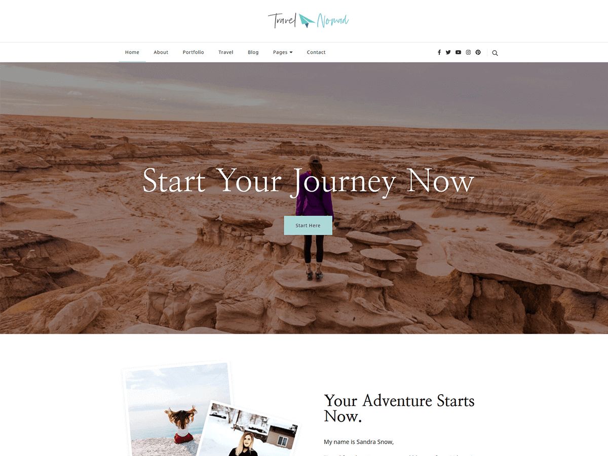 travel-nomad free wordpress theme